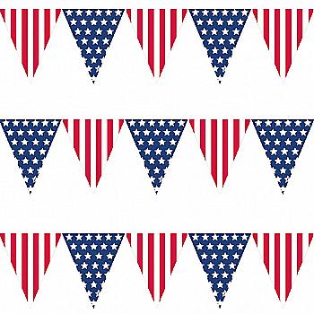 Гирлянда-вымпел США 3,6 м, 3505-0085 Гирлянда-вымпел США 3,6 м, 3505-0085