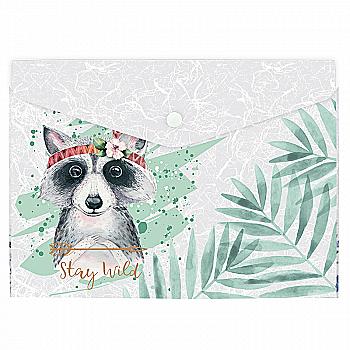 Папка на кнопці А5+, Cuties-02, 1496-92-A Папка на кнопці А5+, Cuties-02, 1496-92-A