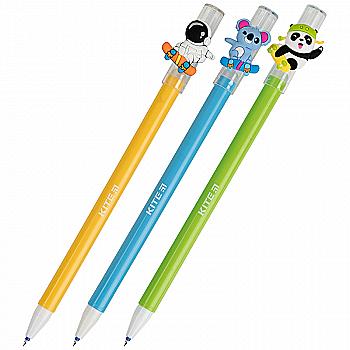 Ручка гелева "пиши-стирай" Skate, синя, K21-352 ***