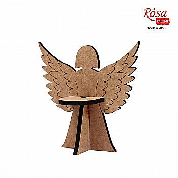 Заготовка подсвечник „Ангел“, МДФ, 15,8*6*15,5 см, Rosa Talent Заготовка подсвечник „Ангел“, МДФ, 15,8*6*15,5 см, Rosa Talent