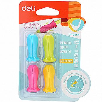 Колпачок Deli EU75101 "Neon" микс, 4 шт/бл, 75000 Колпачок Deli EU75101 "Neon" микс, 4 шт/бл, 75000