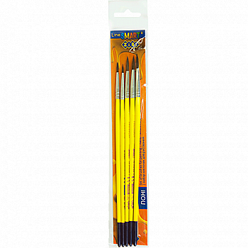 Набор из 5-и кистей "Smart Line" пони круглый 1, 2, 3, 4, 5, ZB.6963PR-4 Набор из 5-и кистей "Smart Line" пони круглый 1, 2, 3, 4, 5, ZB.6963PR-4