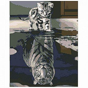 Набір з алмазною мозаїкою "Сила духу" 40*50 см, FA40802, ТМ "Strateg"