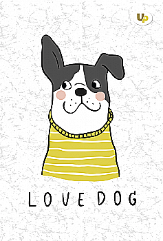 Блокнот А5 "Dog lady", 00206, TM Profiplan  Блокнот А5 "Dog lady", 00206, TM Profiplan