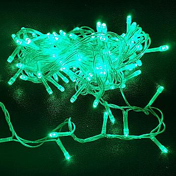 Электрогирлянда "Novogod`ko" светодиодная нить 5 м, 100 LED, зеленая, 973756 Электрогирлянда "Novogod`ko" светодиодная нить 5 м, 100 LED, зеленая, 973756