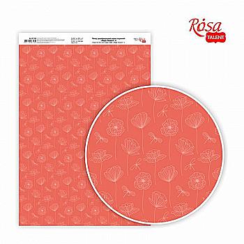 Бумага дизайнерская односторонняя А4 "Magic flowers" 4 глянцевая, 250 г/м2, Rosa Talent Бумага дизайнерская односторонняя А4 "Magic flowers" 4 глянцевая, 250 г/м2, Rosa Talent