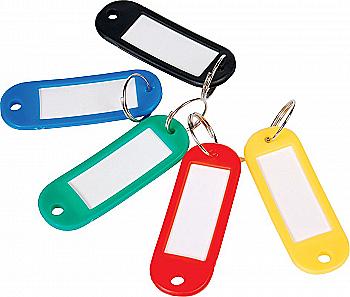 Брелок д/ключів пластиковий 60*22мм, асорті, Economix, E41637 Брелок д/ключів пластиковий 60*22мм, асорті, Economix, E41637