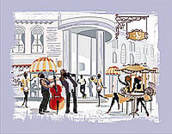 Outlet20 Вишивка бісером "Вуличне кафе", ВБ 1029/1028908