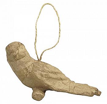 Заготівка з пап`є-маше підвіска "Папуга", NO034C