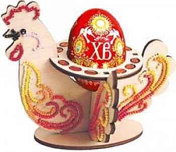 Набор-Конструктор "Пасхальная курица" (14*12*11.5 см) фанера, 061-F