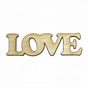 Заготівка дерев`яна Надпис Love, в асортименті, 505 Заготівка дерев`яна Надпис Love, в асортименті, 505