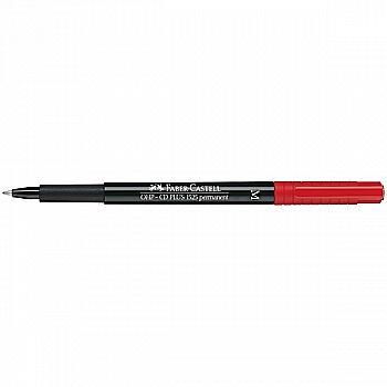 Маркер перманентный Multimark OHP`M 1523 1 мм красный, 152521 Faber-Castell Маркер перманентный Multimark OHP`M 1523 1 мм красный, 152521 Faber-Castell