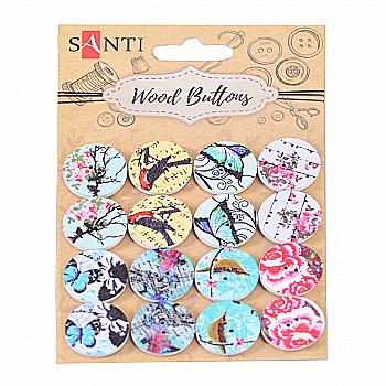 Набір гудзиків для творчості "Романтика", 16 шт, 742480