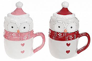 Кухоль керамічний "Мудра Сова" 350 мл, 834-312 Кухоль керамічний "Мудра Сова" 350 мл, 834-312