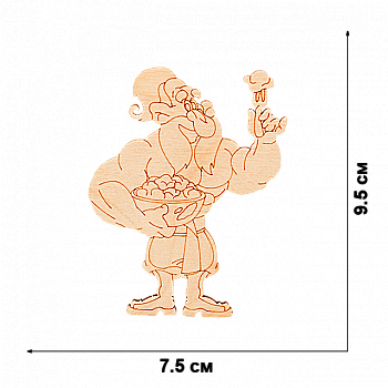 Заготовка деревянная для декорирования, FLC-369