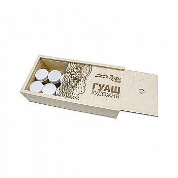 Набір гуашевих фарб, 12*40 мл, дерево, Rosa Start Набір гуашевих фарб, 12*40 мл, дерево, Rosa Start