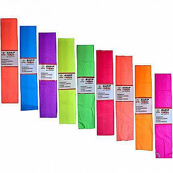 Гофро-бумага 80-94 30% 50*200 см флуор. розовый (0940)