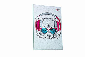 Блокнот А5 "Music note raccoon", 00176, TM Profiplan  Блокнот А5 "Music note raccoon", 00176, TM Profiplan
