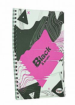 Блокнот А5 Office "Black & Bright" pink, 900886, TM Profiplan Блокнот А5 Office "Black & Bright" pink, 900886, TM Profiplan