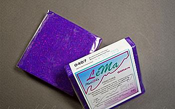 Пластика "Lema Glitters", фиолетовый 0,064 кг, 0407 Пластика "Lema Glitters", фиолетовый 0,064 кг, 0407