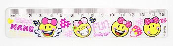 Лінійка 15 см "Smiley World", 370414 Yes