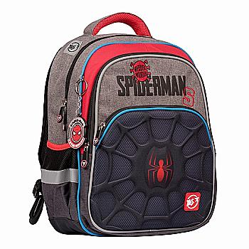 Рюкзак школьный YES S-40 "Marvel.Spider-man" черный/серый, 558795 Рюкзак школьный YES S-40 "Marvel.Spider-man" черный/серый, 558795