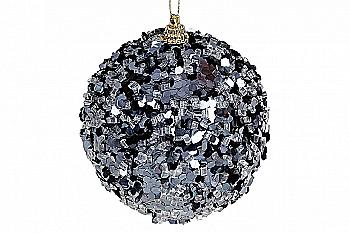 Куля ялинкова 8 см, опівнічний синій, 182-173 Куля ялинкова 8 см, опівнічний синій, 182-173