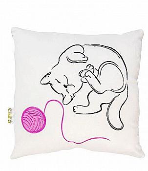 Подушка Котик з клубком, ПД-0199, Tigres Подушка Котик з клубком, ПД-0199, Tigres