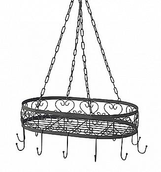Полка подвесная металлическая "Averton" h=30 см/w=50 см, чёрный, 8124600
