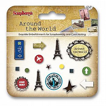 Набор декоративных брадсив вокруг света