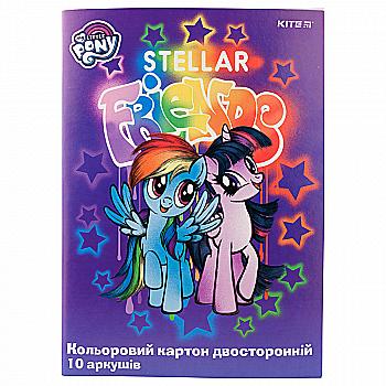 Картон цветн. 10 л, A4 LP, LP19-255