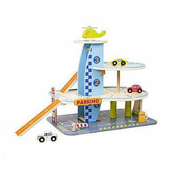 Игрушка деревянная Classic World "Игровой набор Мой гараж", 4170