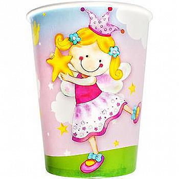 Стакан бумажный Звездная фея, 250 мл 6 ед., 1502-1291