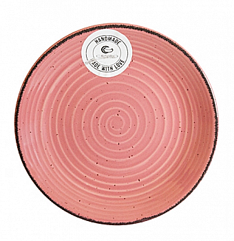 Тарілка десертна, Spiral, 20 см, рожевий, D3070S/G139 Cesiro Тарілка десертна, Spiral, 20 см, рожевий, D3070S/G139 Cesiro