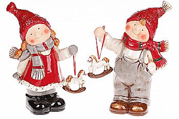 Статуетка керамічна "Дітки" 24 см, 827-480