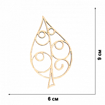 Заготовка дерев`яна для декорування, FLC-381