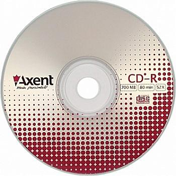 Диск CD-R 700MB/80 min AXENT 52*50, bulk (8102)