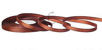 Лента репсовая 0,6 см-18 м, GX-32, темно-каштановый