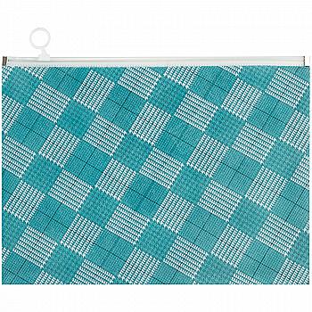 Папка на блискавці А4+, zip-lock, Tartan Green, 1497-18-A