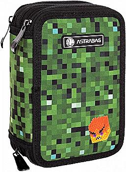 Пенал з наповненням Astrabag AC31 "Pixel one", 3 відділення, 503022020 Пенал з наповненням Astrabag AC31 "Pixel one", 3 відділення, 503022020