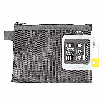 Папка на блискавці А6, Travel, сіра 1443-03-A Папка на блискавці А6, Travel, сіра 1443-03-A