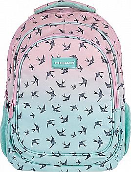 Рюкзак шкільний Head AB300 "Swallows dance", з ефектом омбре, 502022112 Рюкзак шкільний Head AB300 "Swallows dance", з ефектом омбре, 502022112