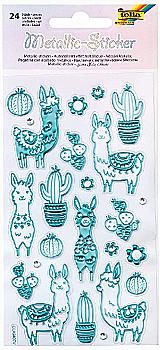 Наклейки металлизированные-3 9,5*17,5 см (1 л., 24 шт.), 19603 Folia Наклейки металлизированные-3 9,5*17,5 см (1 л., 24 шт.), 19603 Folia