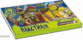 Пластилін 7 кол. "Ninja Turtles", 540372 Пластилін 7 кол. "Ninja Turtles", 540372