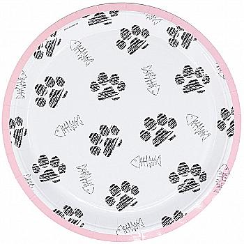 Тарелка Котики, 23 см, 6 шт., 1502-4557