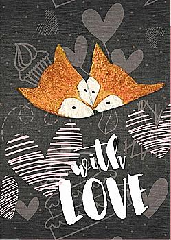 Блокнот А5 Love "With love" three, 902224 TM Profiplan Блокнот А5 Love "With love" three, 902224 TM Profiplan