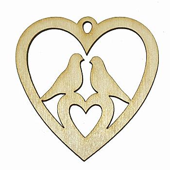 Заготівка дерев`яна Серце, в асортименті, 501 Заготівка дерев`яна Серце, в асортименті, 501