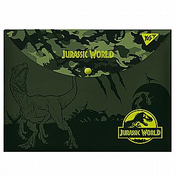 Папка-конверт на кнопці А4 "Jurassic world", 491739 Yes