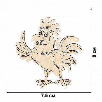 Заготовка дерев`яна для декорування, FLC-423