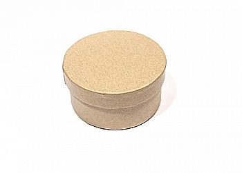 Заготовка коробки из папье-маше круглая 8*4 см 1 шт SCB 2765101 Заготовка коробки из папье-маше круглая 8*4 см 1 шт SCB 2765101